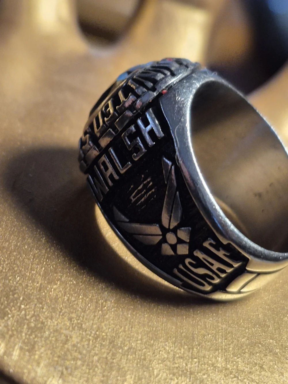 Vintage BALFOUR USAF salesman Sample Ring Size 9.5